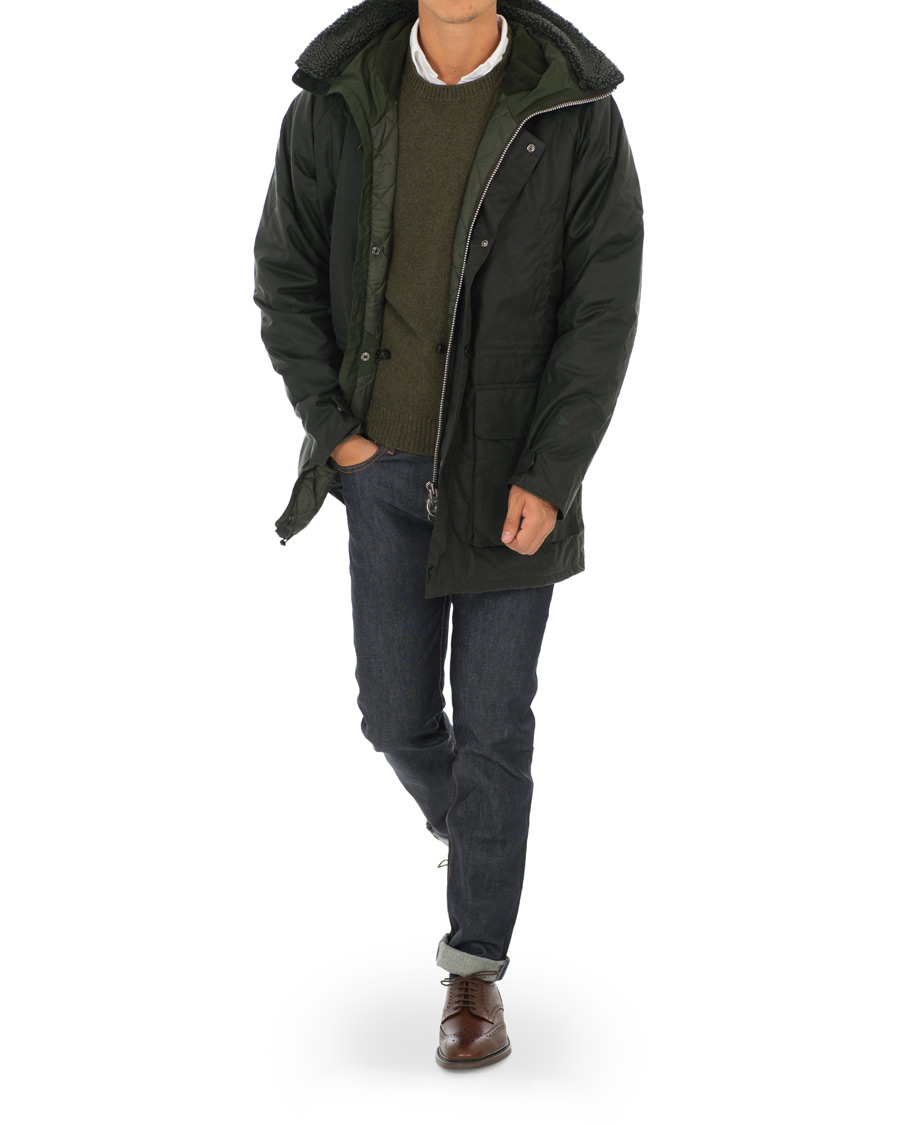 Herre | Jakker | Barbour Lifestyle | Fenton Wax Jacket Sage