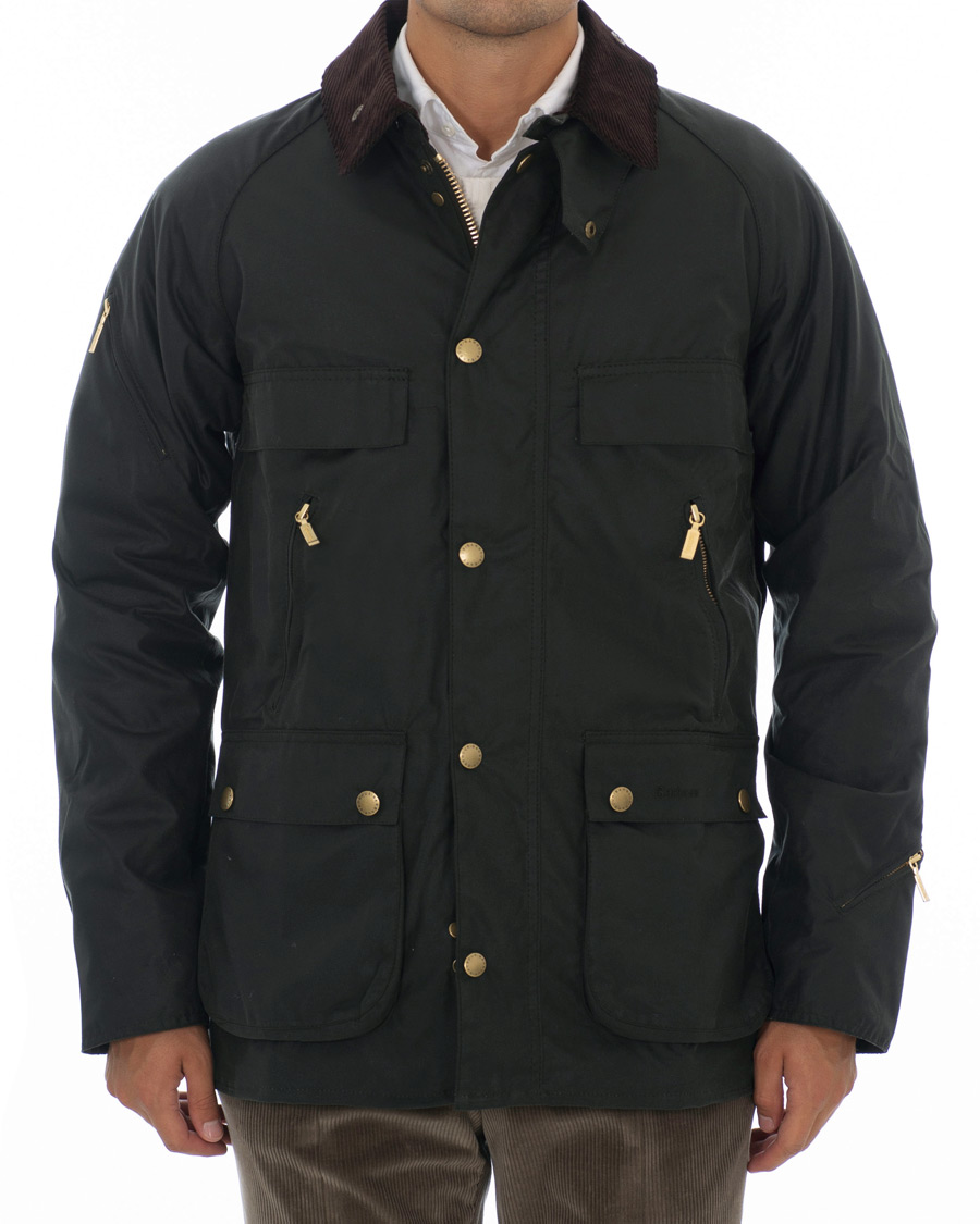 Herre | Jakker | Barbour Lifestyle | 125 Re-Engineered Bedale Wax Jacket Sage
