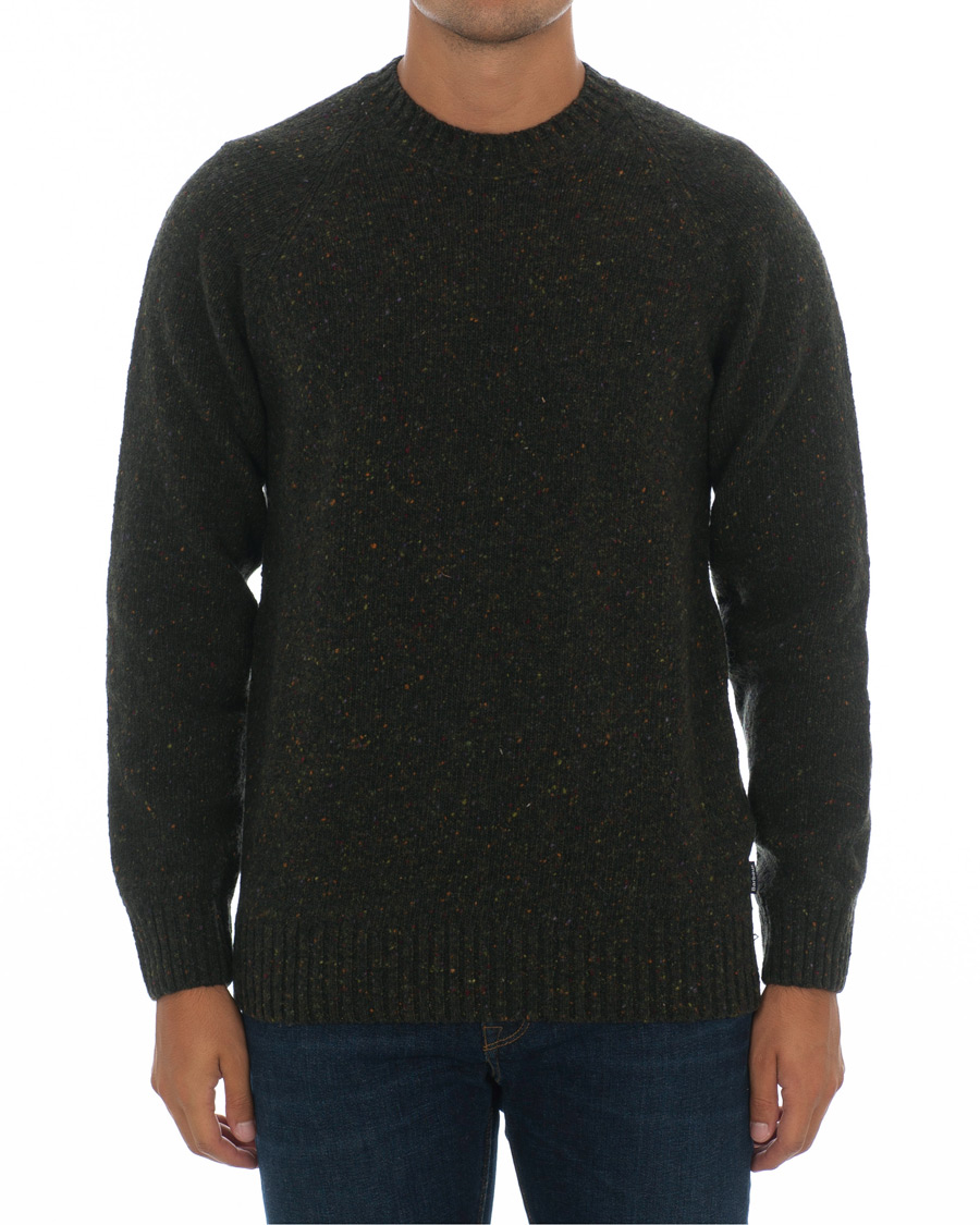 Herre | Gensere | Barbour Lifestyle | Netherton Donegal Crew Forest Green