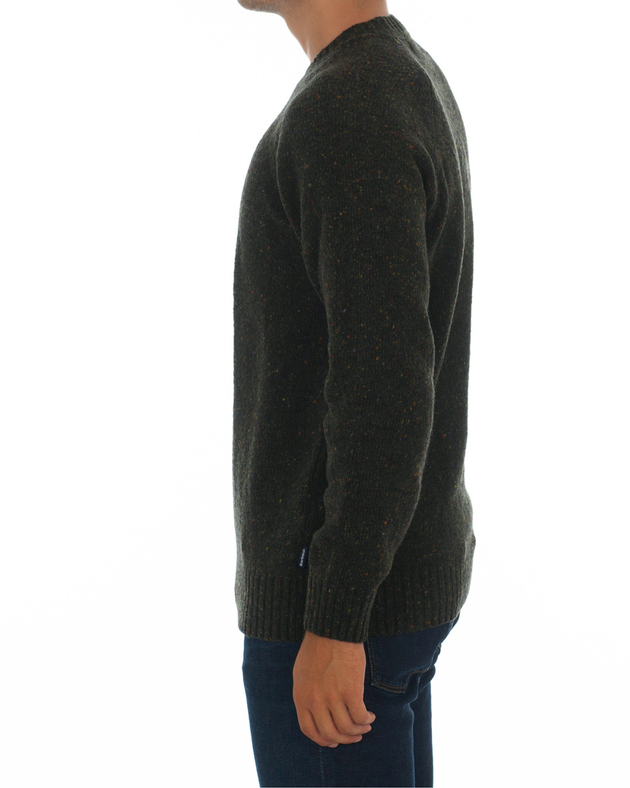 Herre | Gensere | Barbour Lifestyle | Netherton Donegal Crew Forest Green