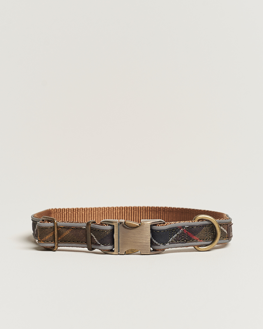 Herre | Barbour International Reflective Tartan Dog Collar Classic | Barbour International | Reflective Tartan Dog Collar Classic