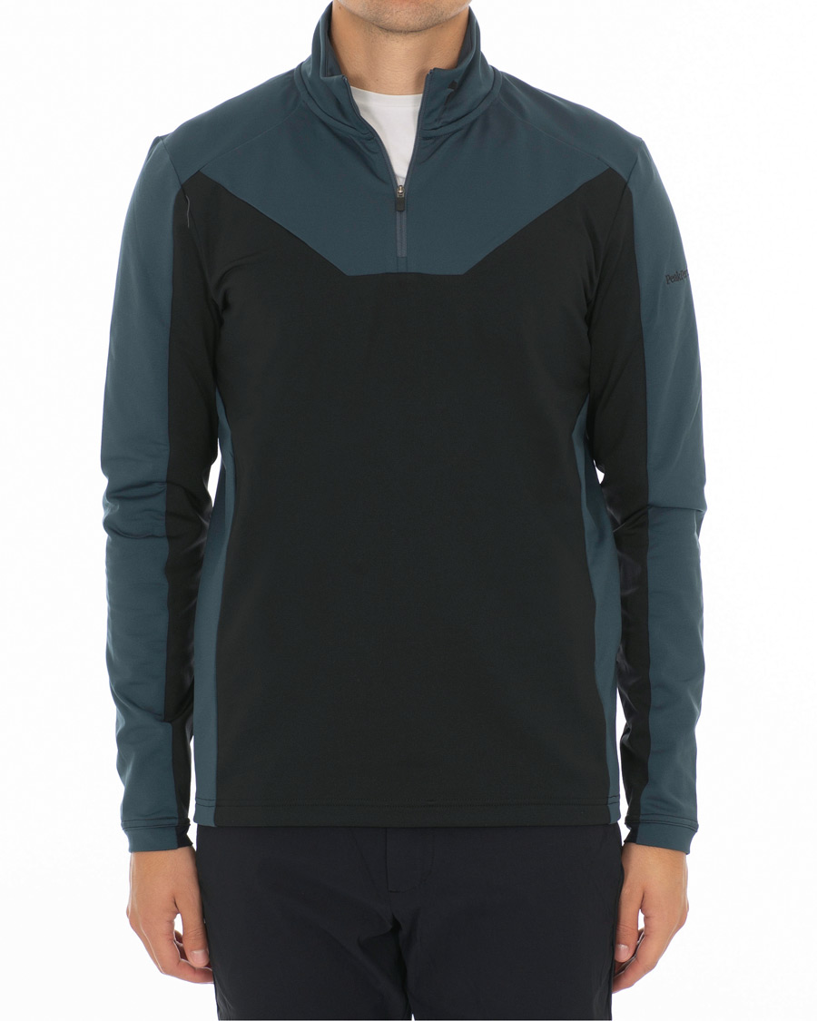 Herre | Gensere | Peak Performance | Ace Mid Half Zip Black