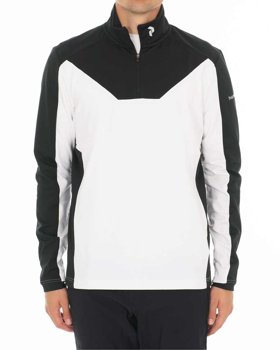 Herre | Gensere | Peak Performance | Ace Mid Half Zip White