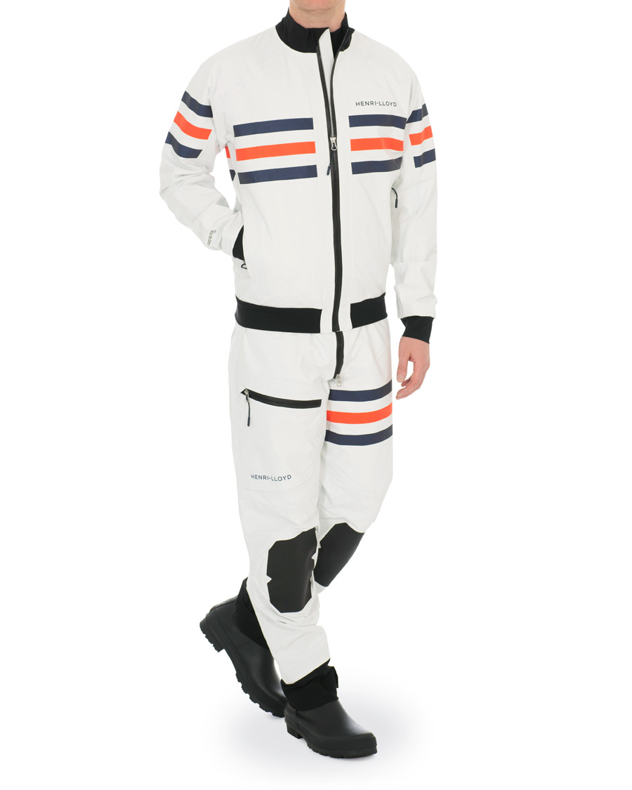 Herre | Bukser | Henri-Lloyd | Henri Lloyd Fremantle Stripe Salopette Cloud White