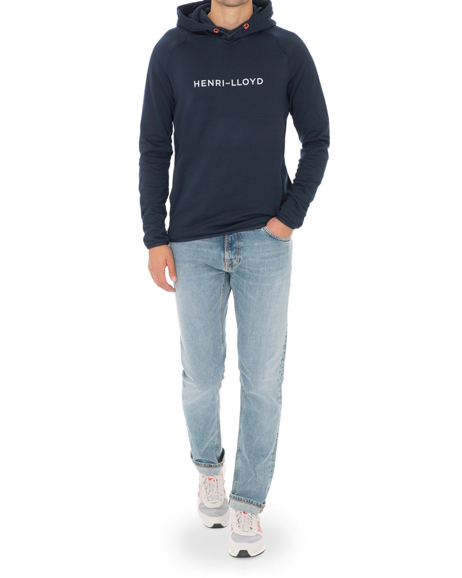 Herre | Gensere | Henri-Lloyd | Henri Lloyd Fremantle Stripe Hoodie Navy Blue