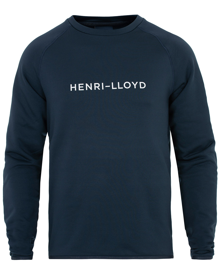Herre | Gensere | Henri-Lloyd | Henri Lloyd Fremantle Stripe Crew Neck Sweatshirt Navy Blue
