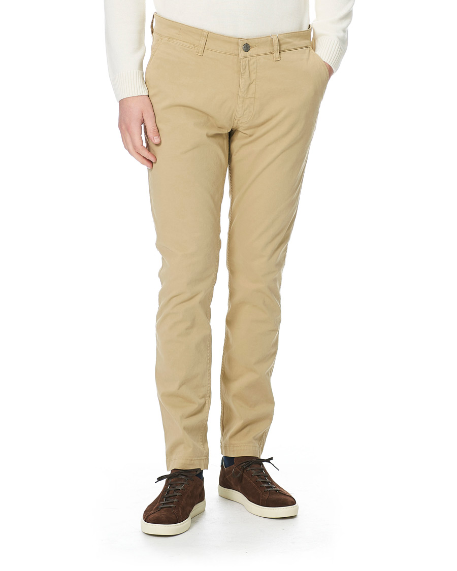 Herre | Bukser | NN07 | Marco Slim Fit Stretch Chinos Sand