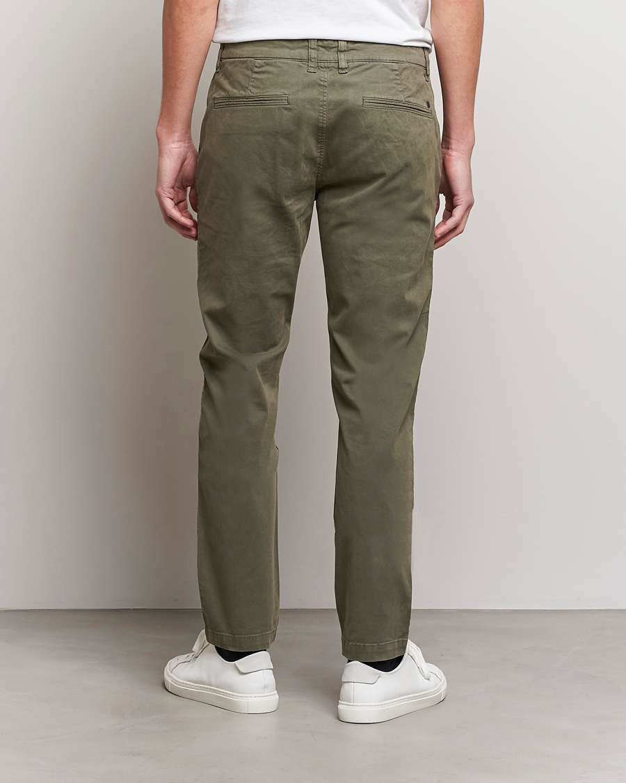 Herre | Bukser | NN07 | Marco Slim Fit Stretch Chinos Army Green