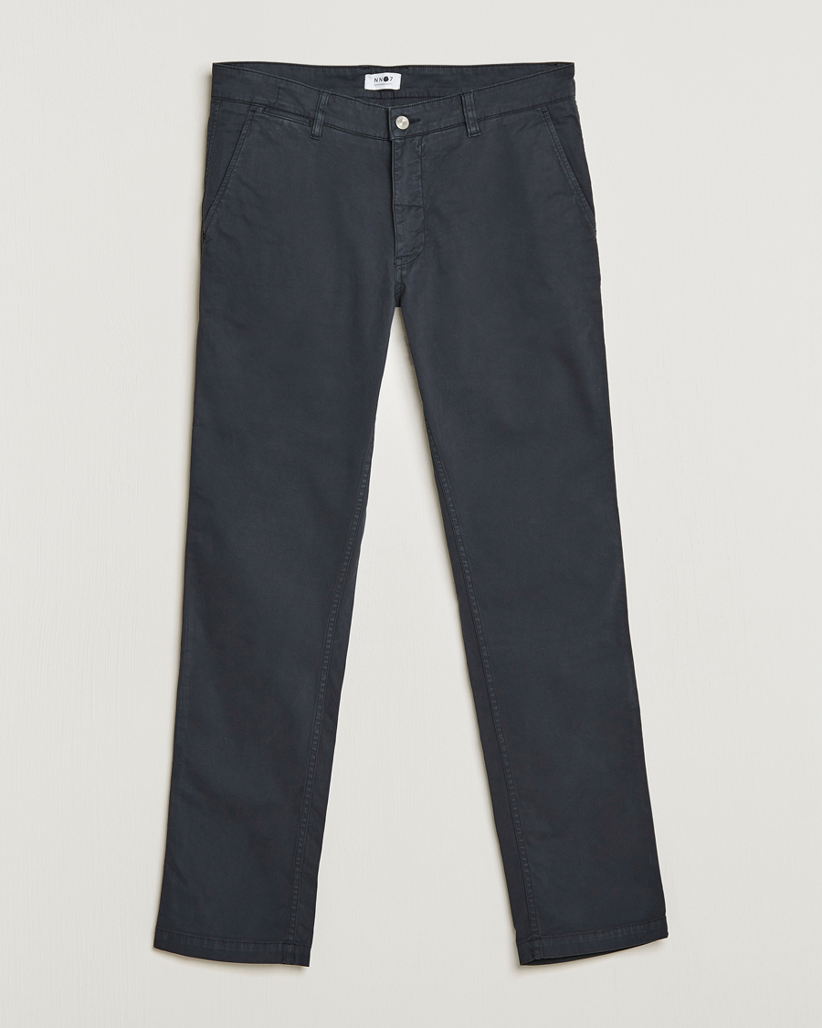 Herre | Bukser | NN07 | Marco Slim Fit Stretch Chinos Dark Grey