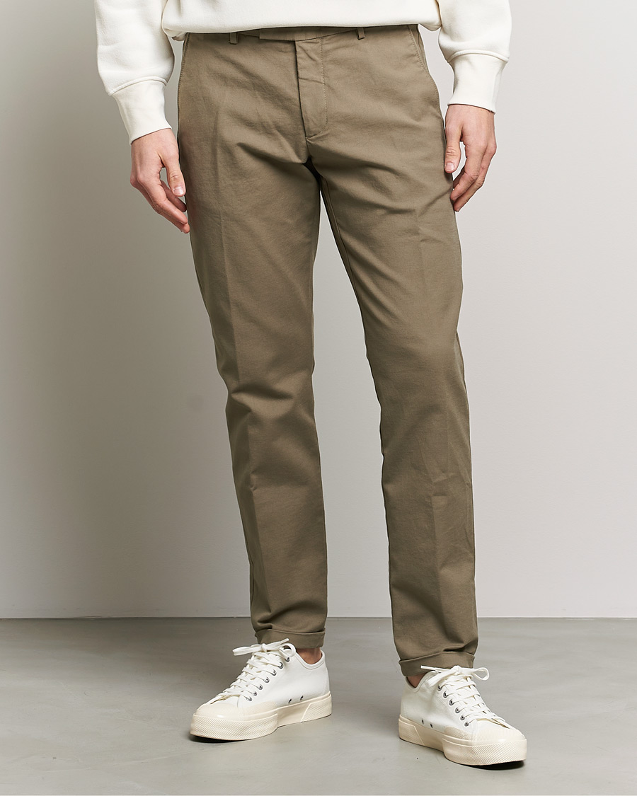 Herre | Bukser | NN07 | Scott Regular Fit Stretch Trousers Khaki