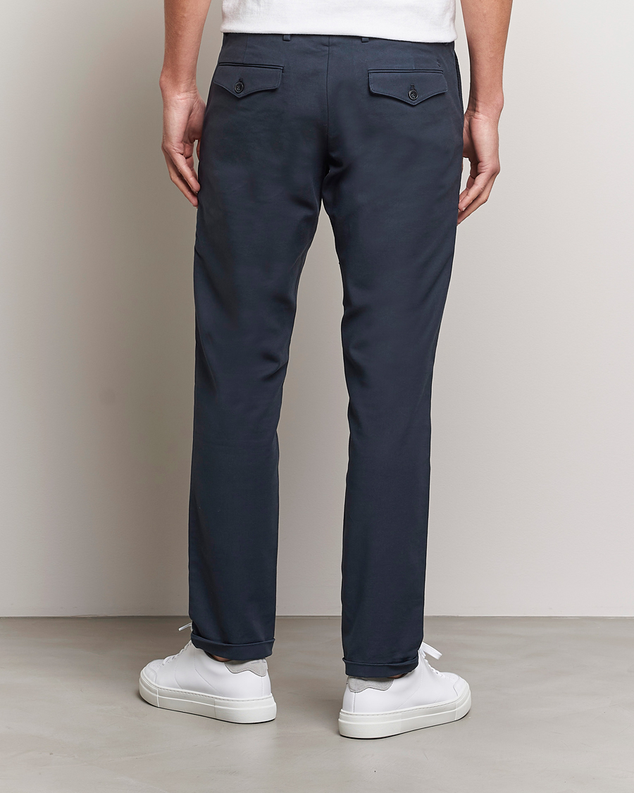 Herre | Bukser | NN07 | Scott Regular Fit Stretch Trousers Navy Blue