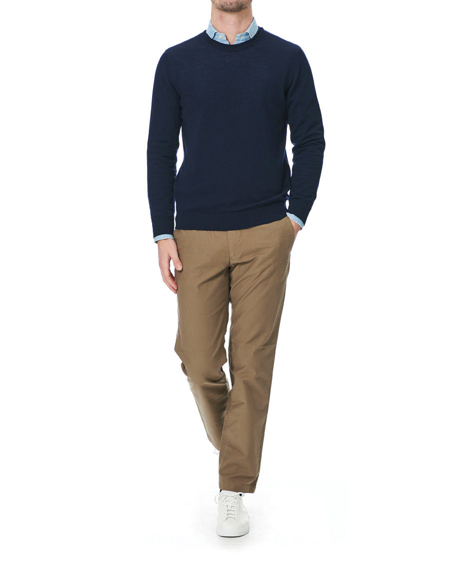 Herre | Bukser | NN07 | Steven Regular Fit Stretch Chinos Green Stone