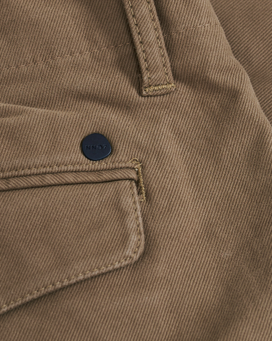 Herre | Bukser | NN07 | Steven Regular Fit Stretch Chinos Green Stone