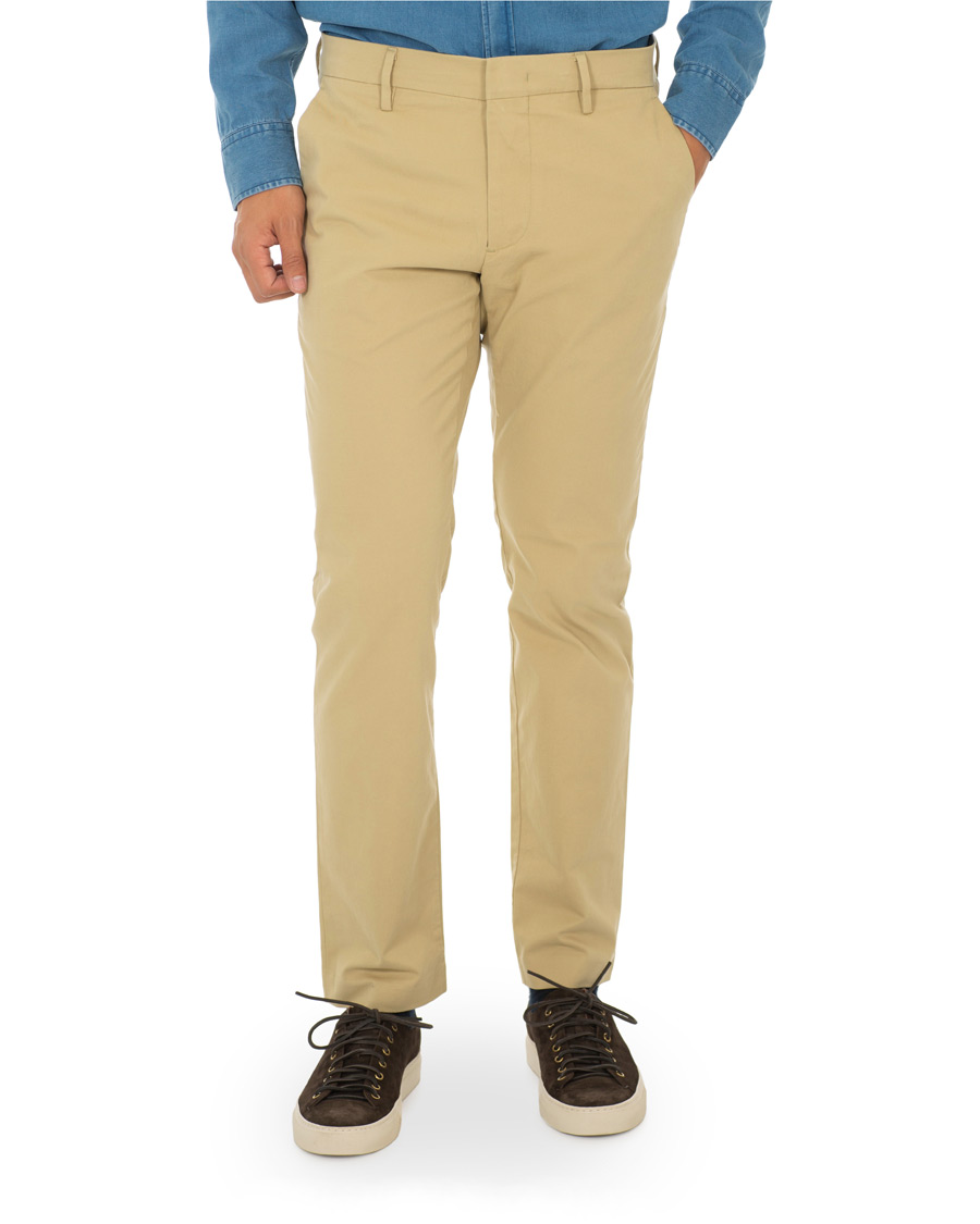 Herre | Bukser | NN07 | Theo Regular Fit Stretch Chinos Sand Khaki