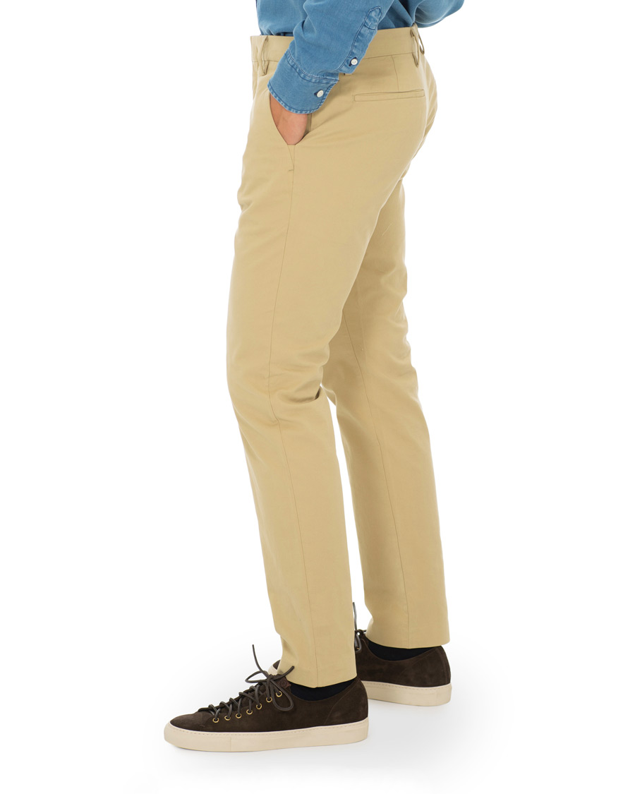 Herre | Bukser | NN07 | Theo Regular Fit Stretch Chinos Sand Khaki