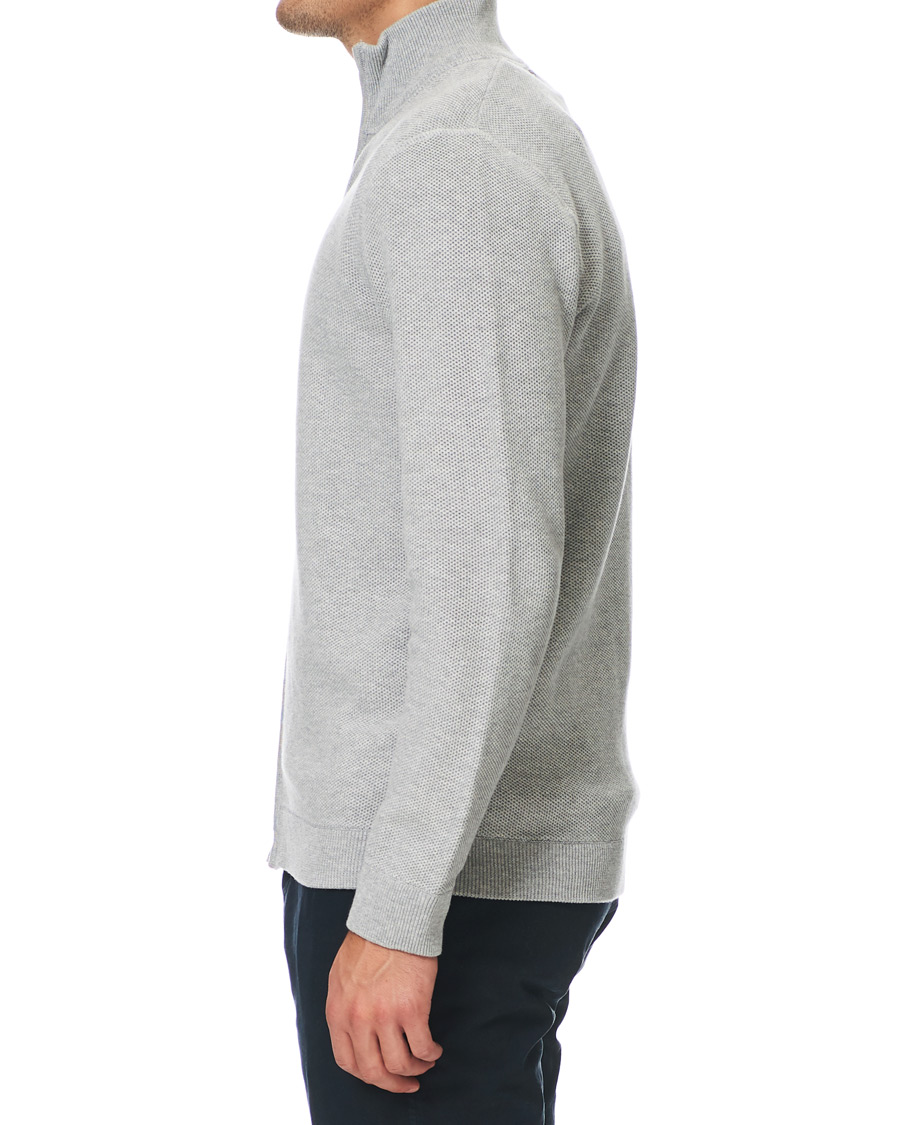 Herre | Gensere | NN07 | Patrick Full Zip Medium Grey Melange