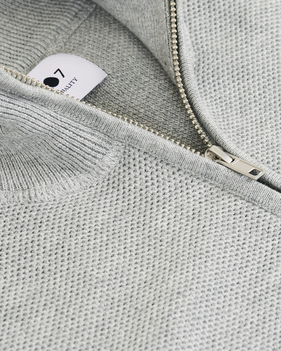 Herre | Gensere | NN07 | Patrick Full Zip Medium Grey Melange
