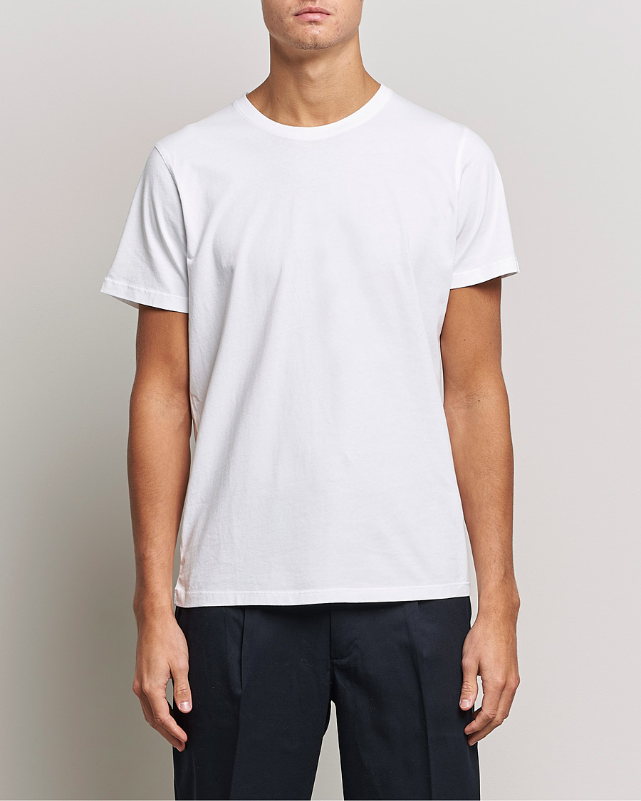 Herre | Hvite t-shirts | NN07 | Pima Crew Neck Tee White