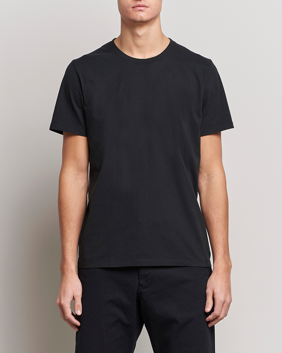 Herre | Svarte t-skjorter | NN07 | Pima Crew Neck Tee Black