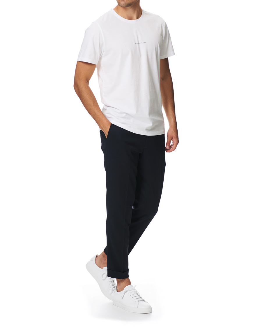 Herre | T-Shirts | NN07 | Ethan Printed Crew Neck Tee White