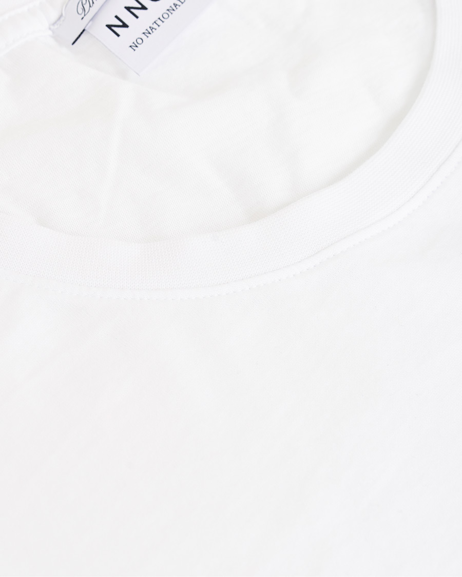 Herre | T-Shirts | NN07 | Ethan Printed Crew Neck Tee White