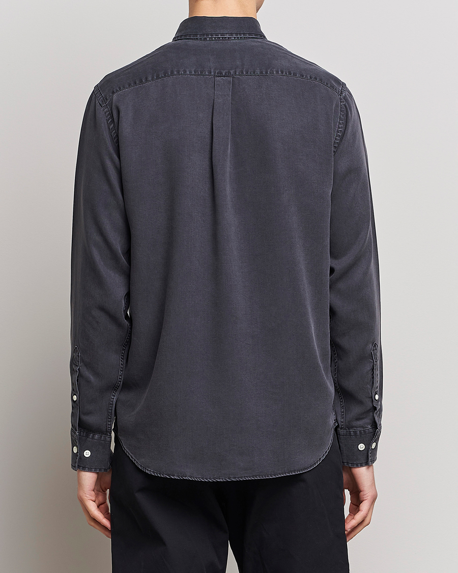 Herre | Skjorter | NN07 | Levon Tencel Denim Shirt Black