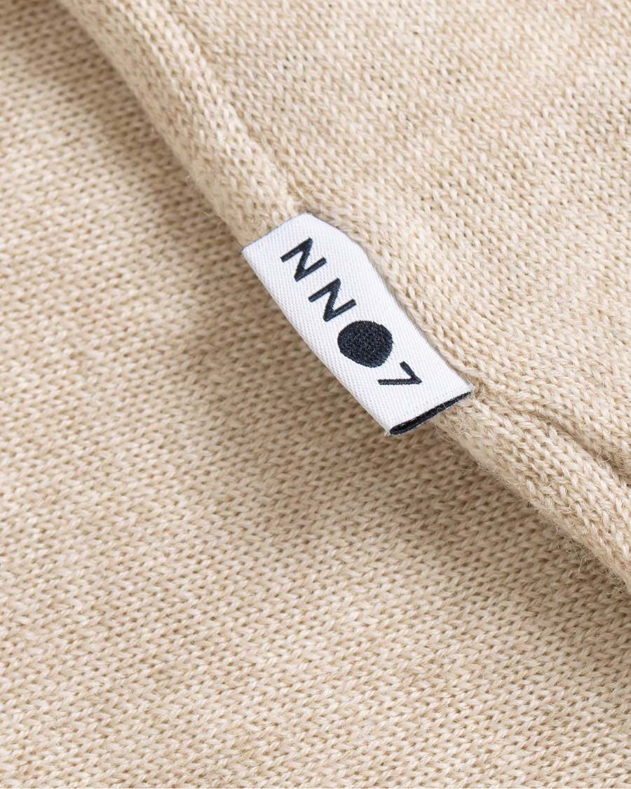 Herre | Gensere | NN07 | Ted Extra Fine Merino Crew Neck Pullover Light Khaki