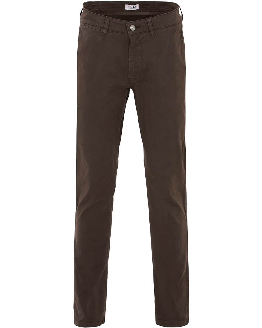 Herre | Bukser | NN07 | Marco Slim Fit Stretch Chinos Brown W28L32