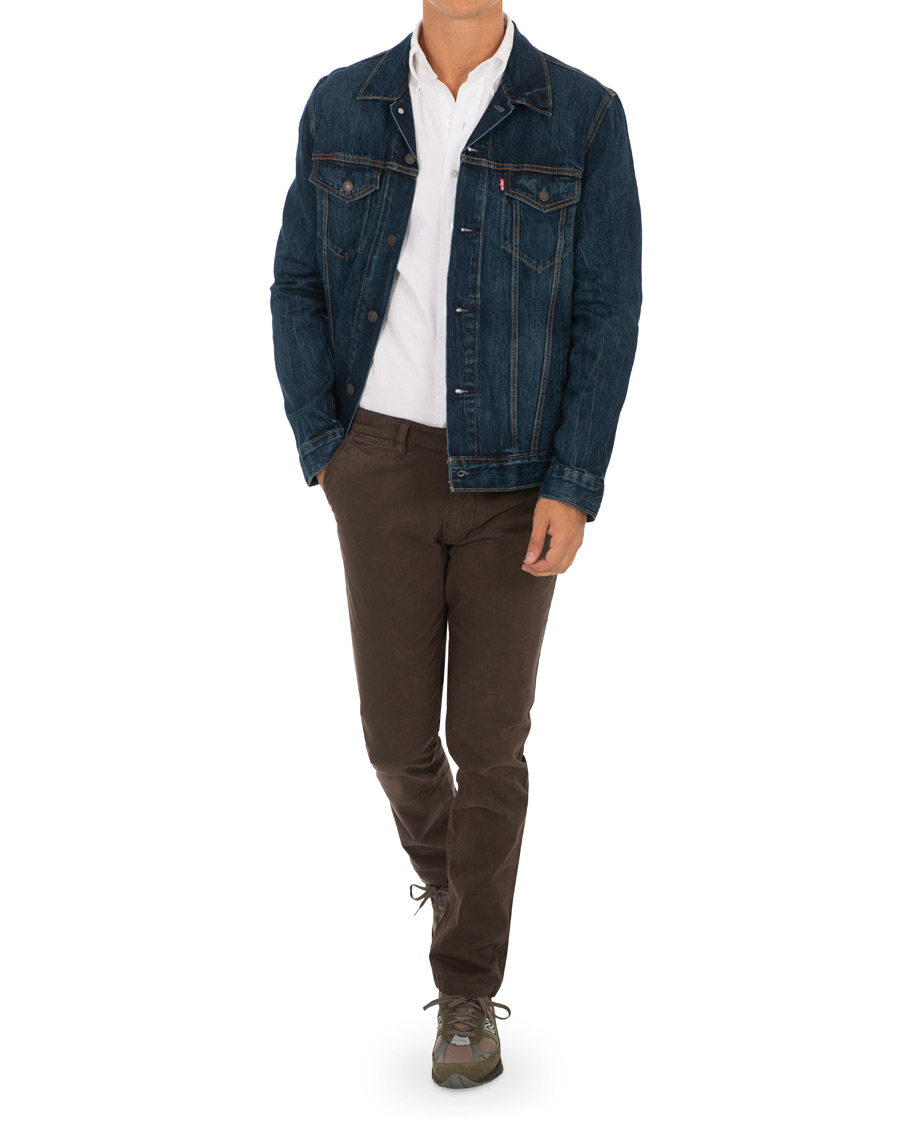 Herre | Bukser | NN07 | Marco Slim Fit Stretch Chinos Brown W28L32