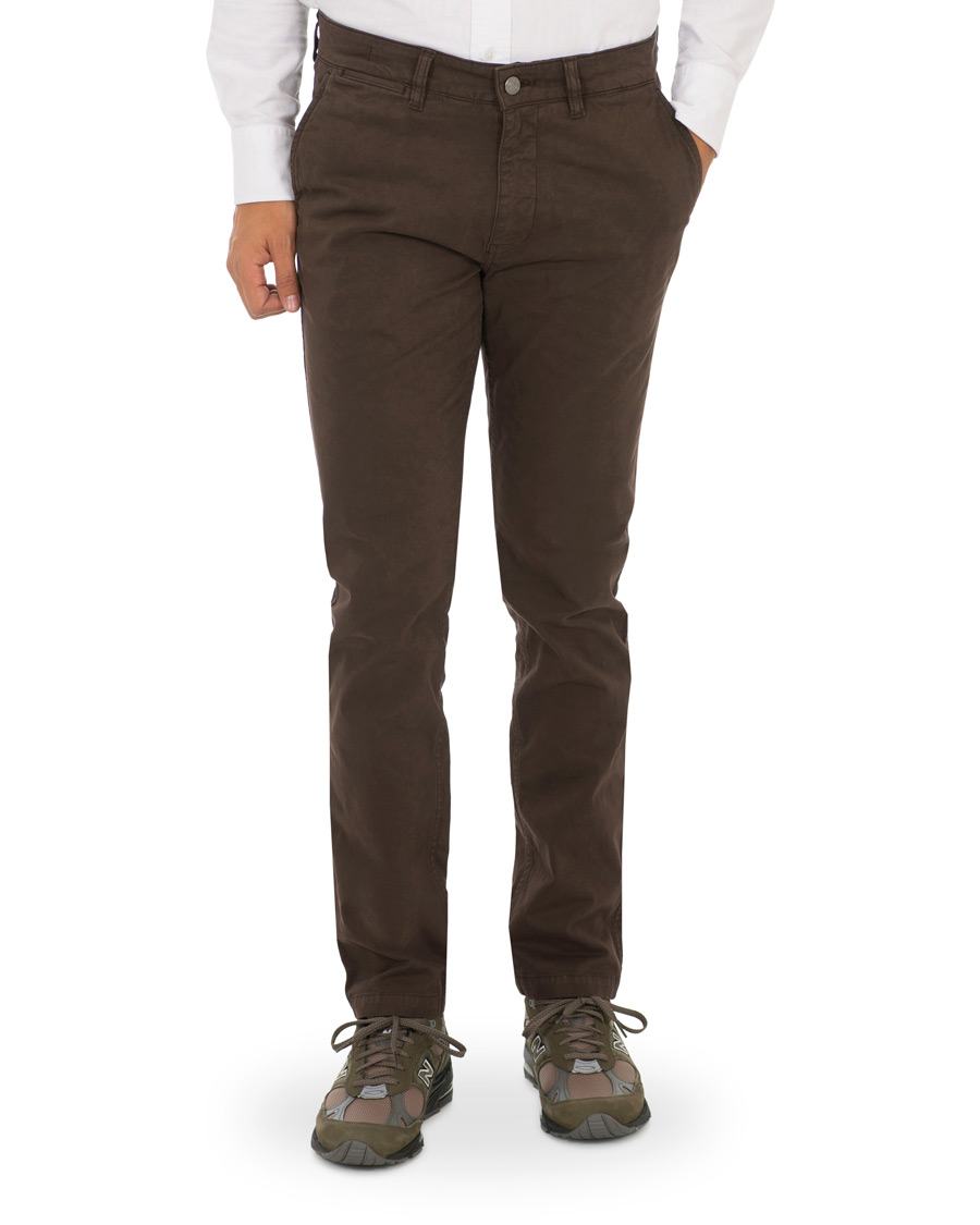 Herre | Bukser | NN07 | Marco Slim Fit Stretch Chinos Brown W28L32