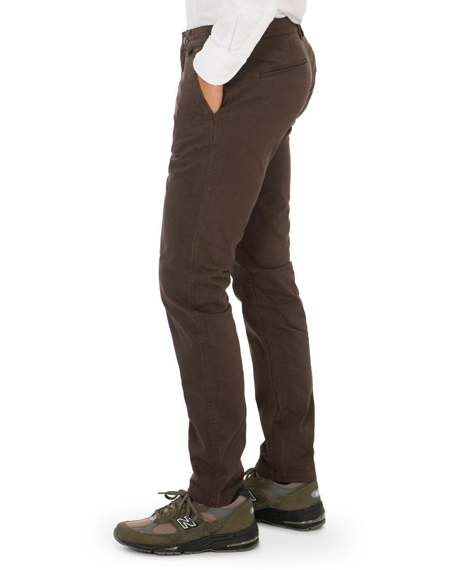 Herre | Bukser | NN07 | Marco Slim Fit Stretch Chinos Brown W28L32