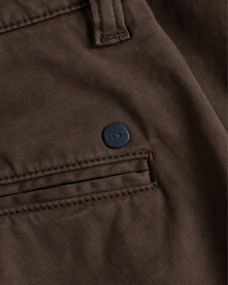 Herre | Bukser | NN07 | Marco Slim Fit Stretch Chinos Brown W28L32