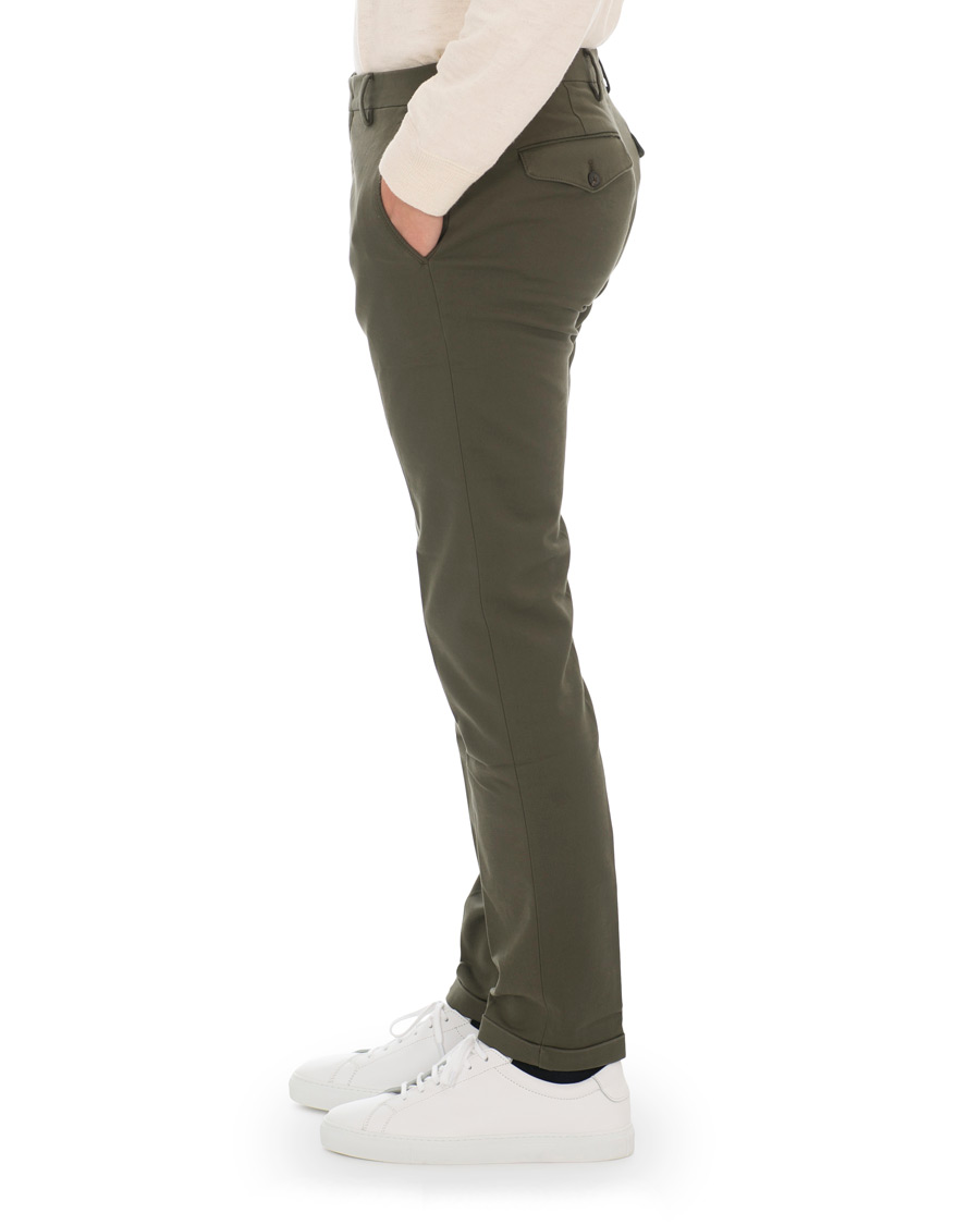 Herre | Bukser | NN07 | Scott Regular Fit Stretch Trousers Army Green