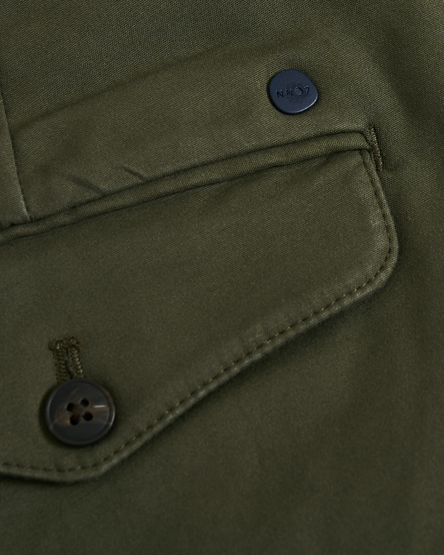 Herre | Bukser | NN07 | Scott Regular Fit Stretch Trousers Army Green