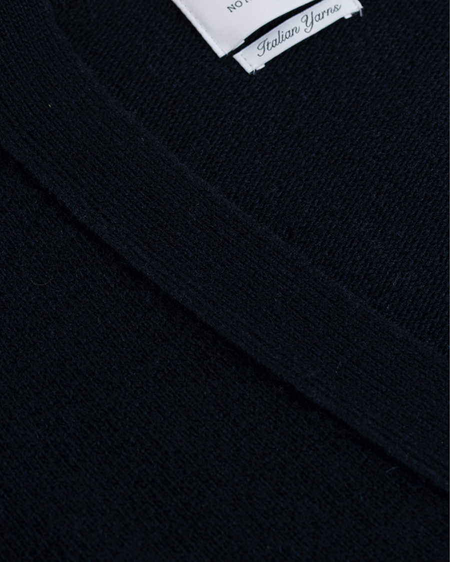 Herre | Gensere | NN07 | Bjorn Wool Cardigan Navy Blue
