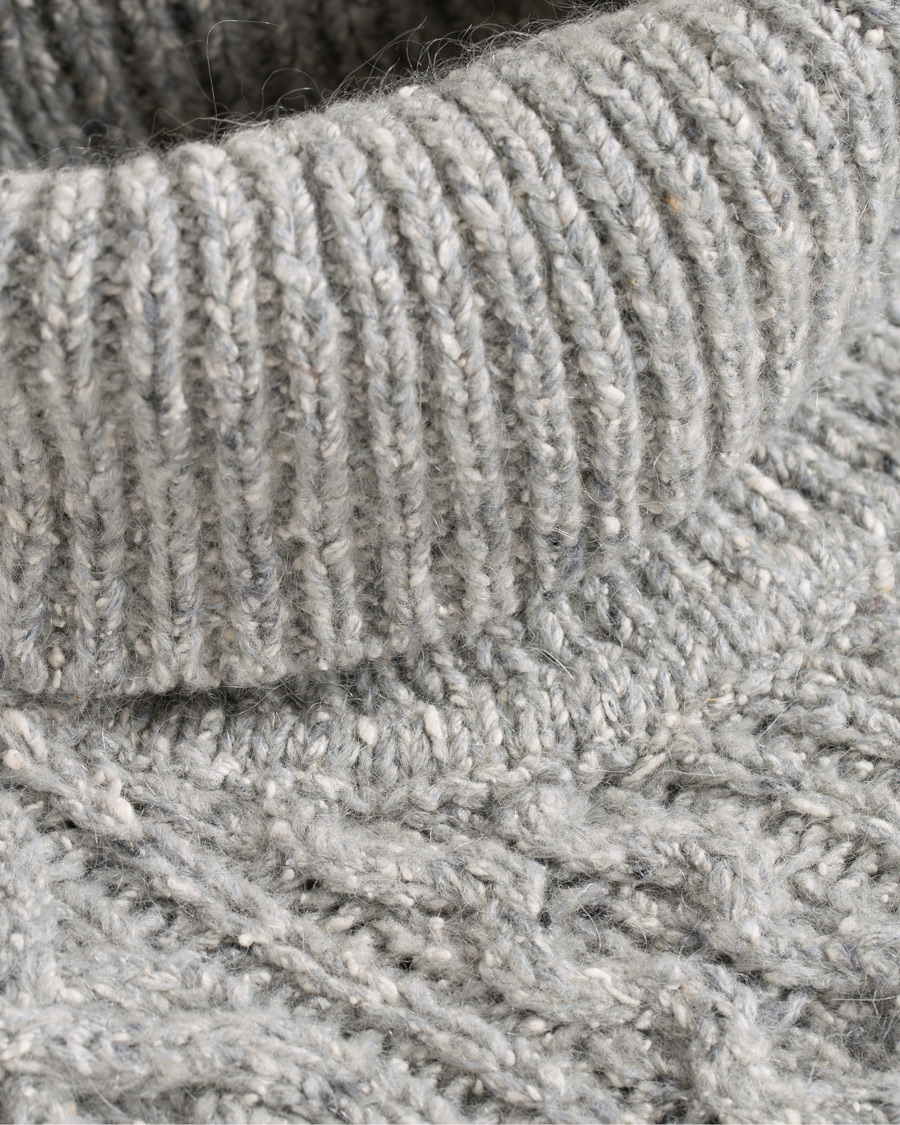 Herre | Gensere | NN07 | Bert Cable Rollneck Grey