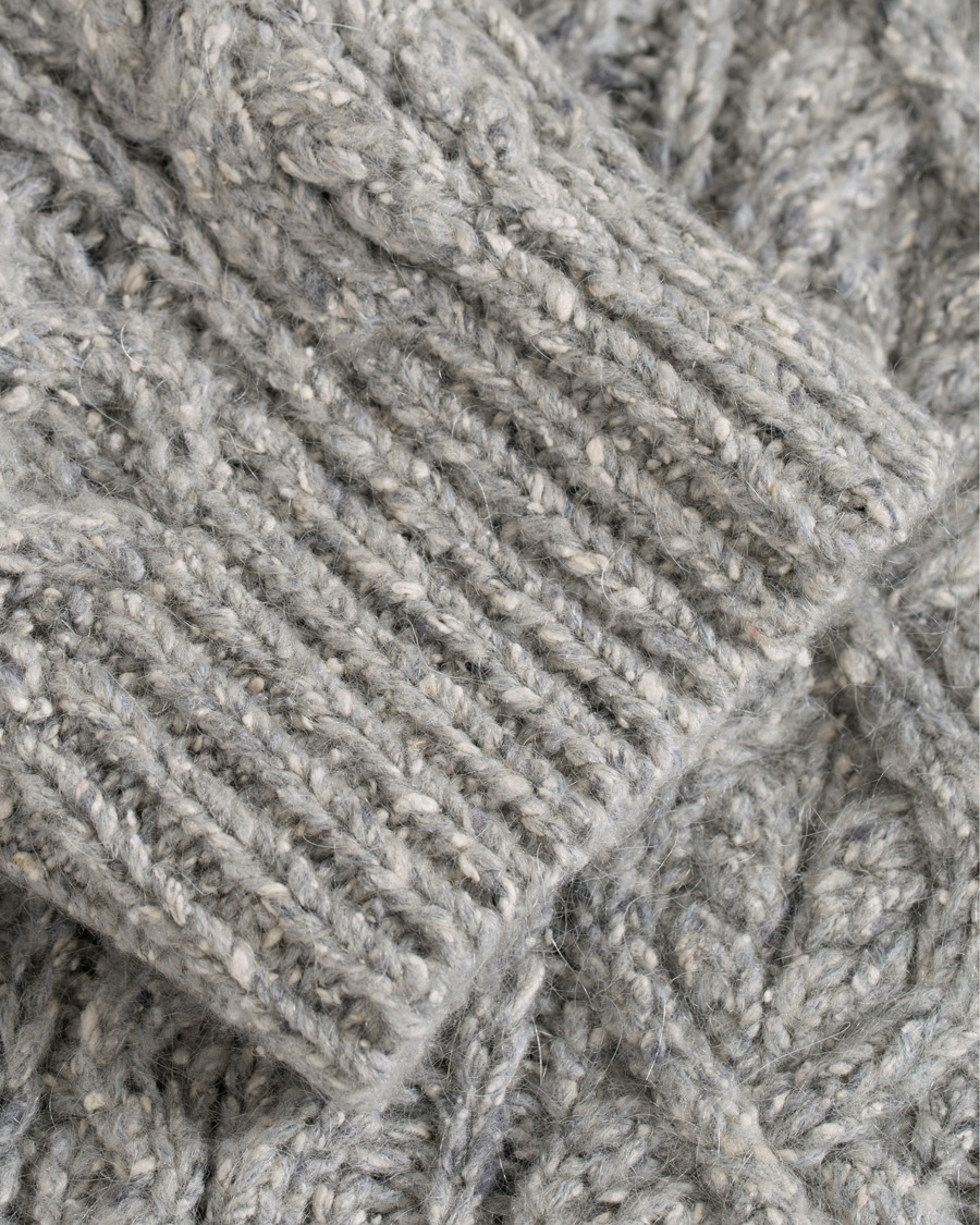 Herre | Gensere | NN07 | Bert Cable Rollneck Grey