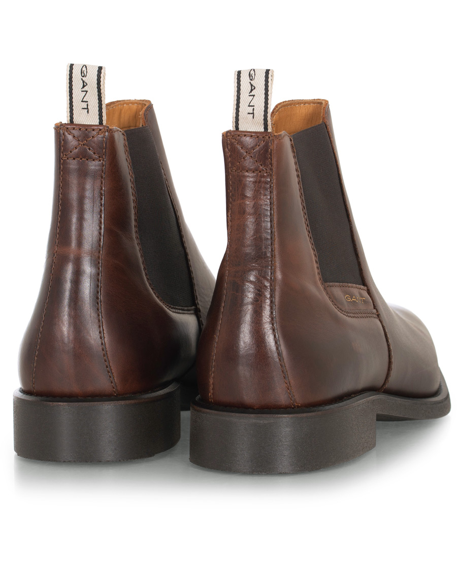 GANT James Chelsea Boot Sienna Brown Calf hos CareOfCarl.no