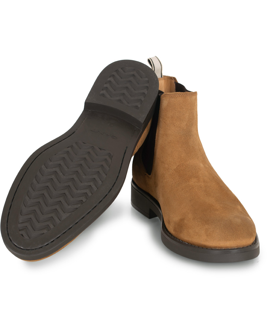 Herre | GANT Oscar Chelsea Boot Cognac Suede | GANT | Oscar Chelsea Boot Cognac Suede