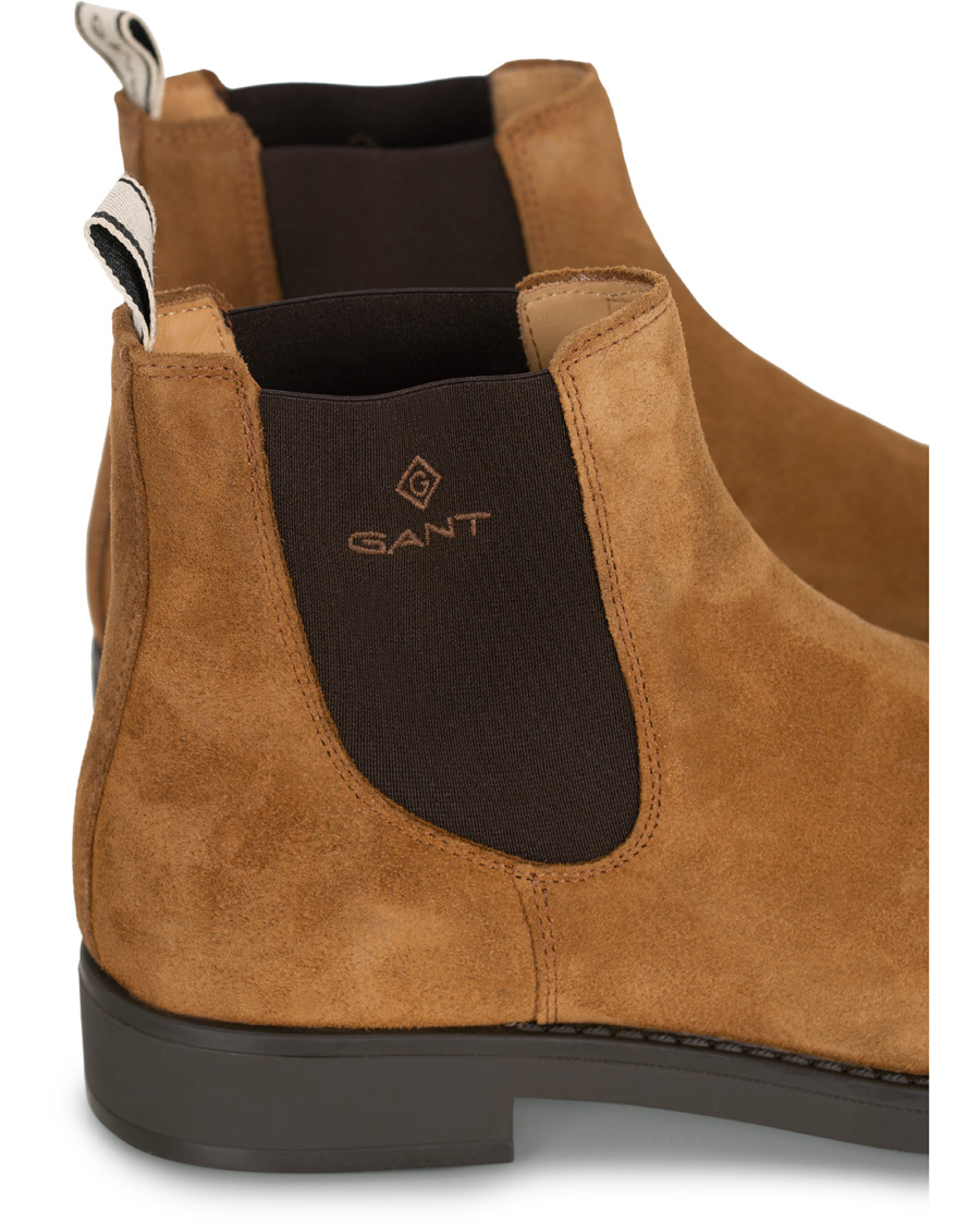 Herre | GANT Oscar Chelsea Boot Cognac Suede | GANT | Oscar Chelsea Boot Cognac Suede