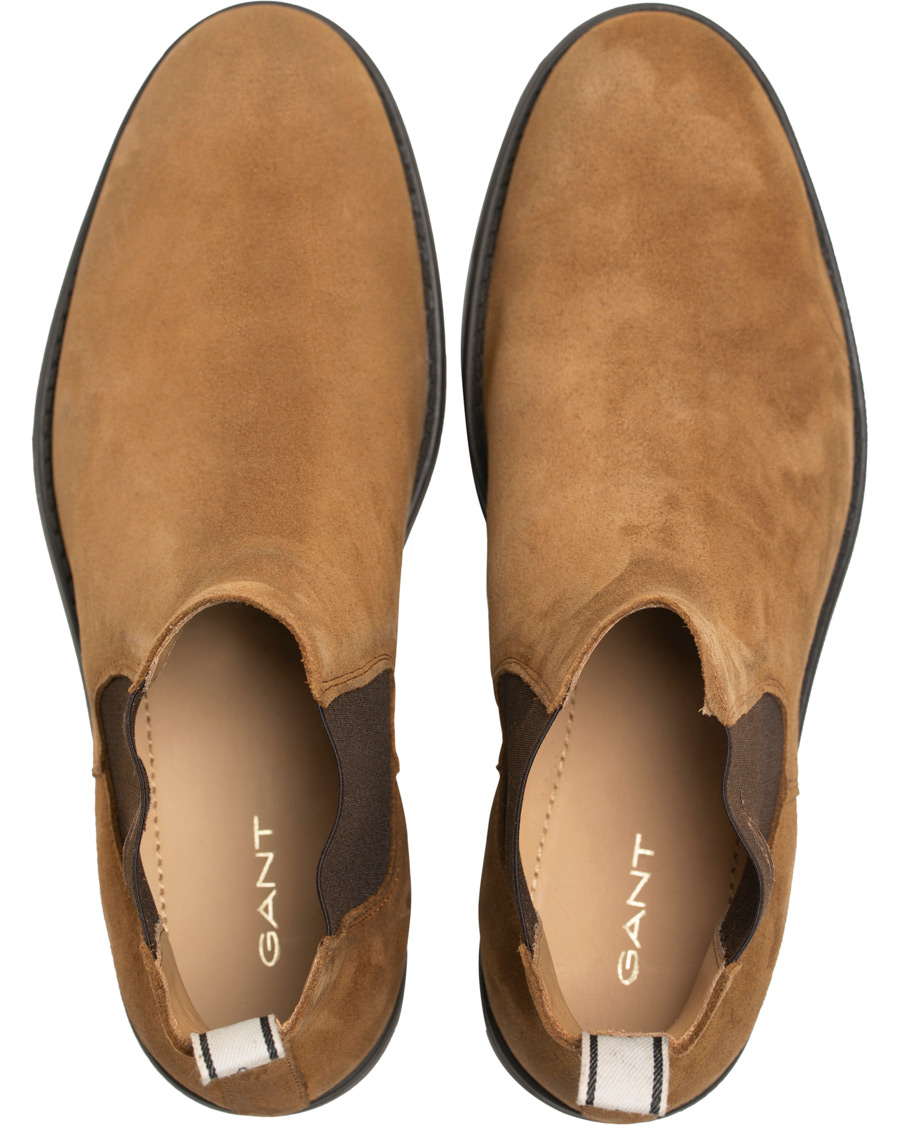 Herre | GANT Oscar Chelsea Boot Cognac Suede | GANT | Oscar Chelsea Boot Cognac Suede