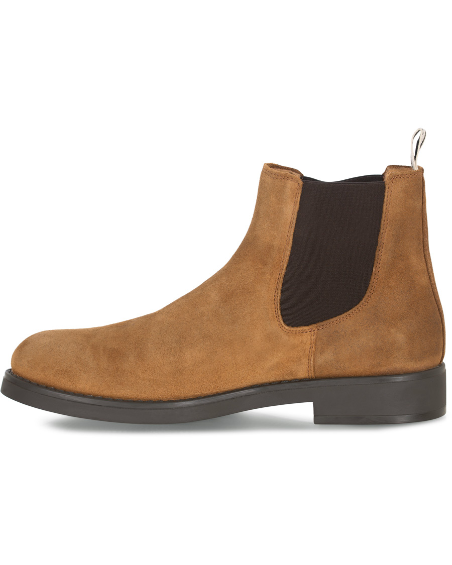 Herre | GANT Oscar Chelsea Boot Cognac Suede | GANT | Oscar Chelsea Boot Cognac Suede