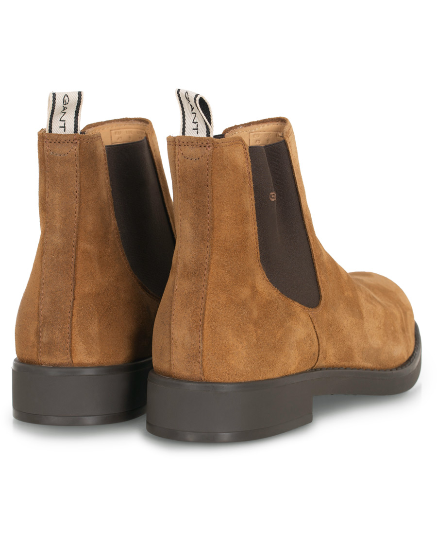 Herre | GANT Oscar Chelsea Boot Cognac Suede | GANT | Oscar Chelsea Boot Cognac Suede