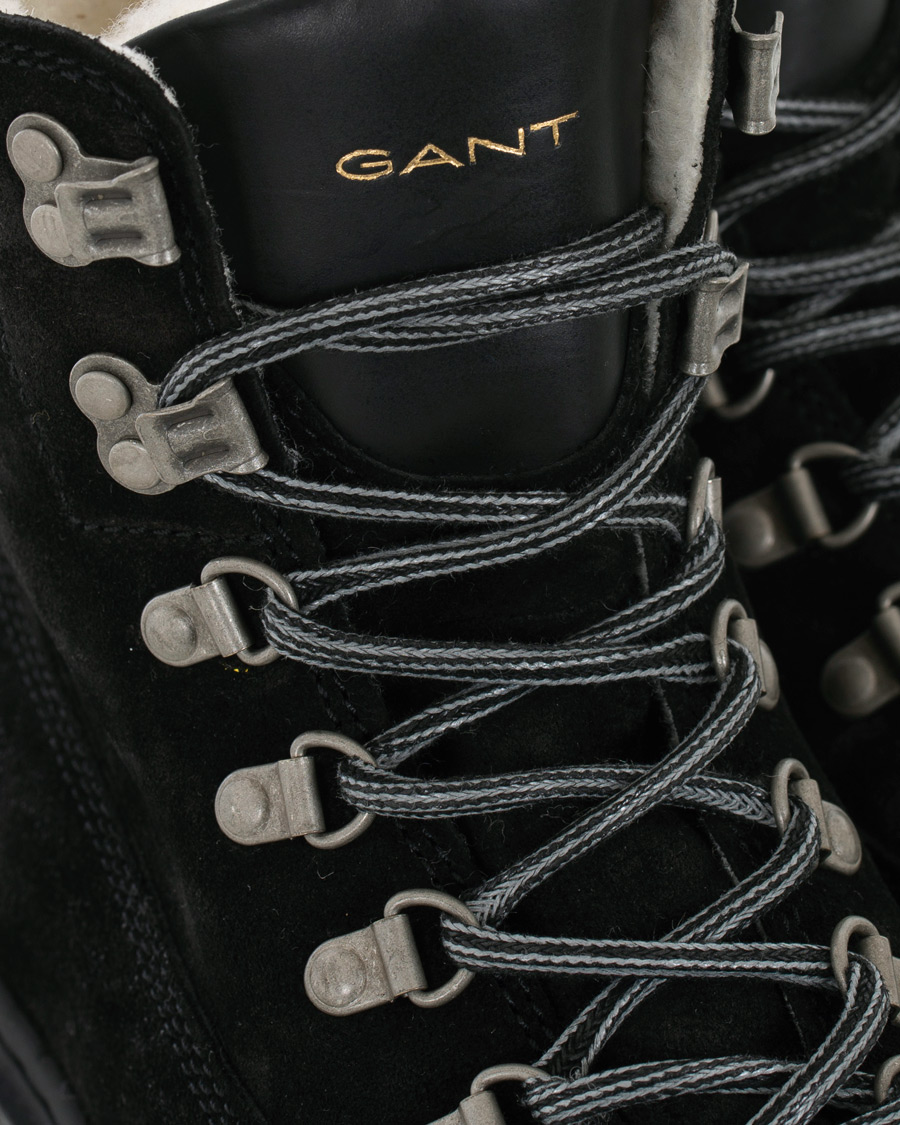 Herre | GANT Creek Wool Lined Boot Black Suede | GANT | Creek Wool Lined Boot Black Suede