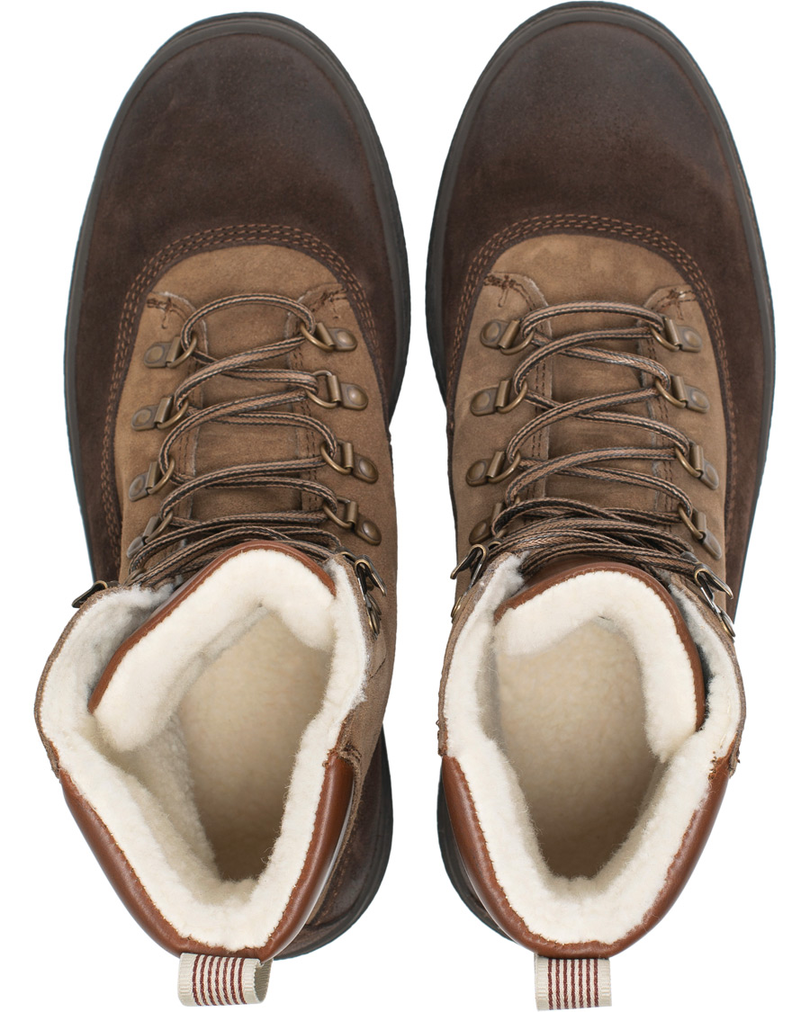 Herre | GANT Creek Wool Lined Boot Dark Brown Suede | GANT | Creek Wool Lined Boot Dark Brown Suede