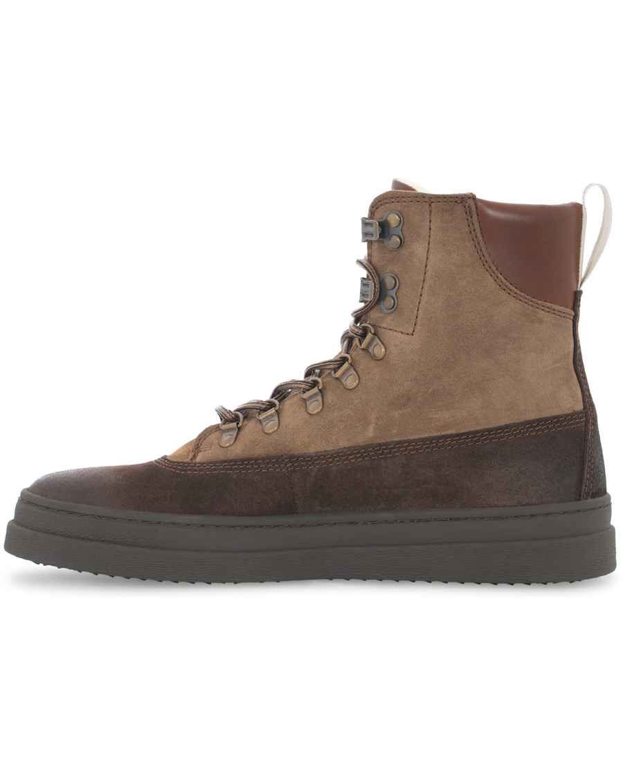 Herre | GANT Creek Wool Lined Boot Dark Brown Suede | GANT | Creek Wool Lined Boot Dark Brown Suede