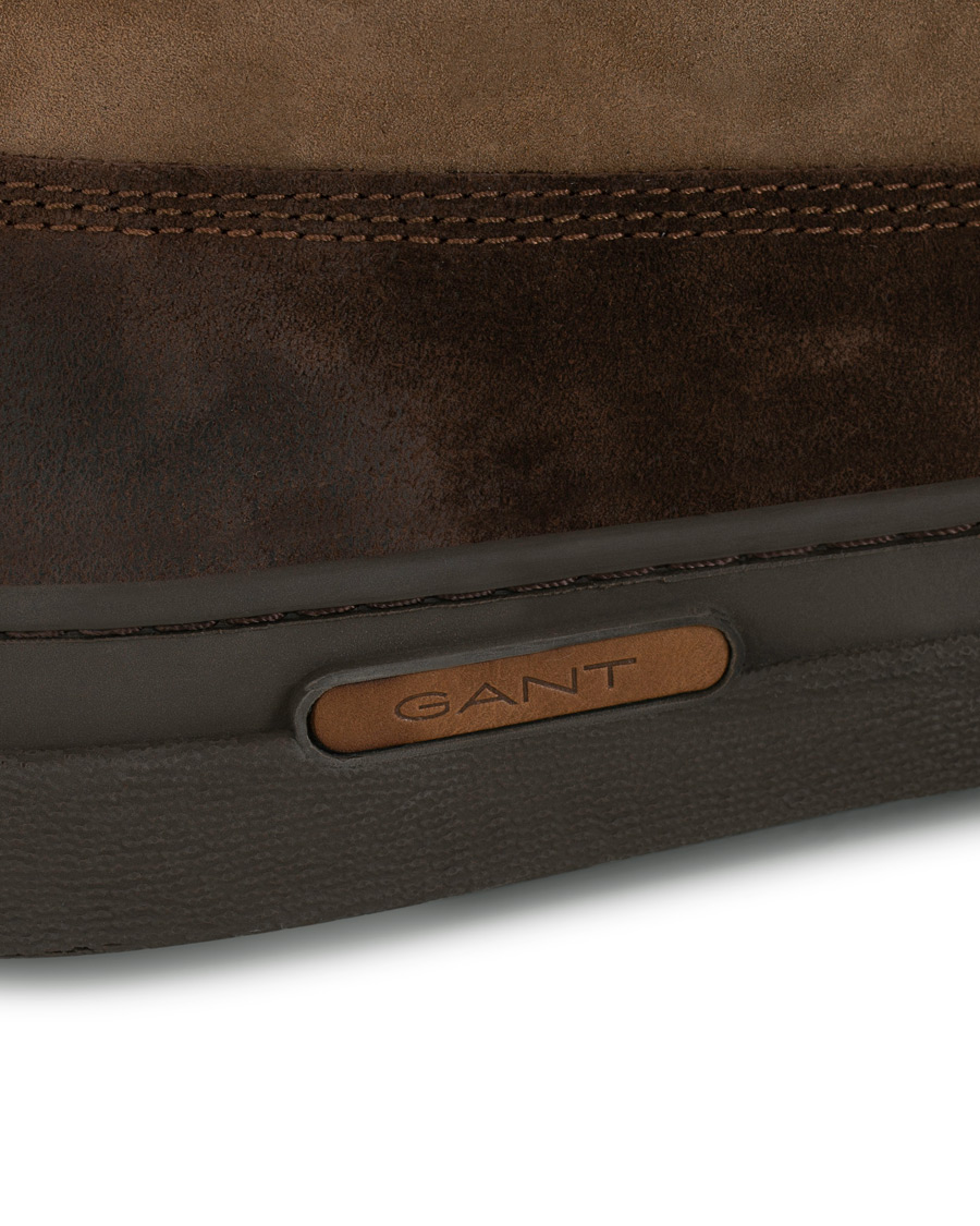 Herre | GANT Creek Wool Lined Boot Dark Brown Suede | GANT | Creek Wool Lined Boot Dark Brown Suede