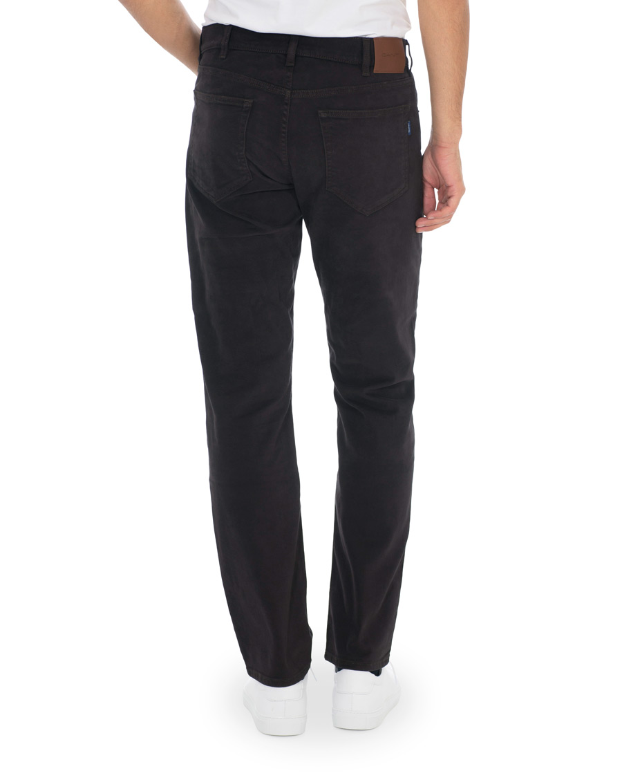 Herre | Bukser | GANT | Regular Fit Soft Twill Jeans Java Brown