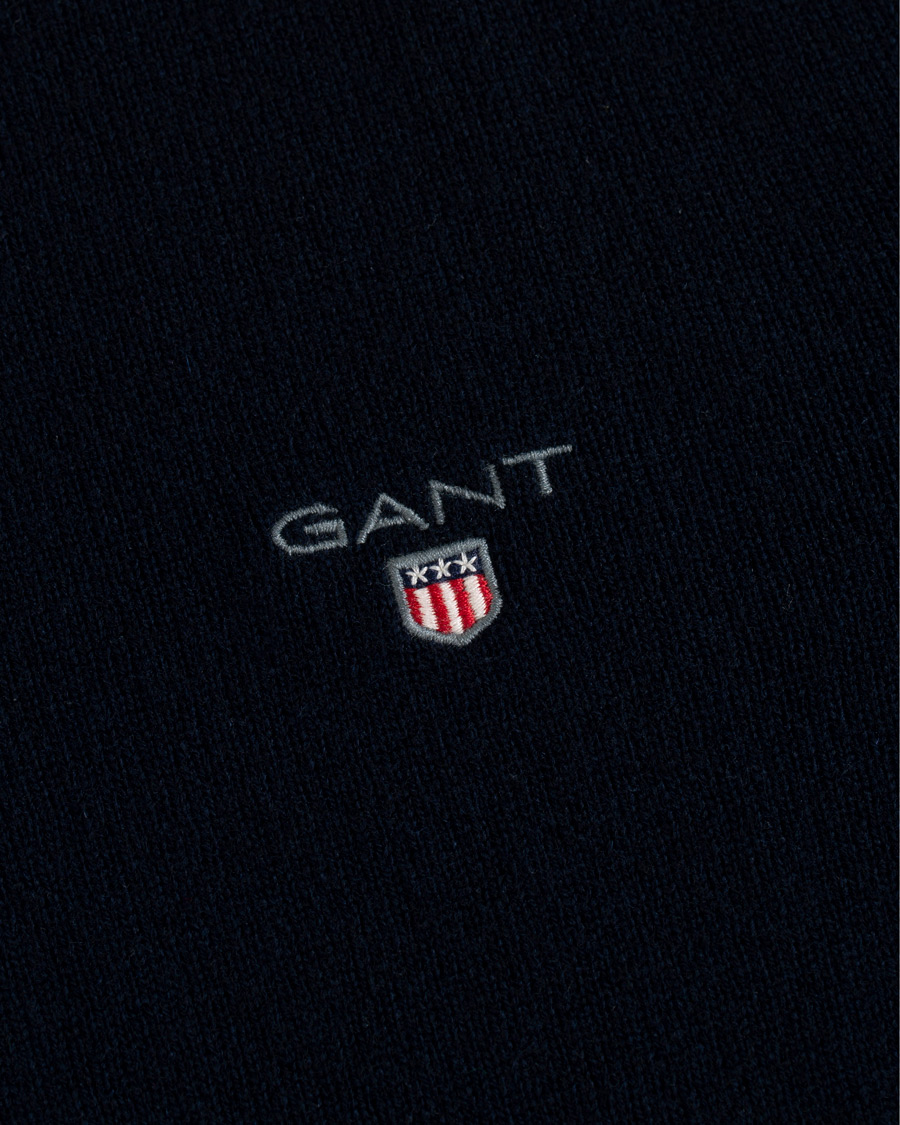 Herre | Gensere | GANT | Lambswool Crew Neck Pullover Marine