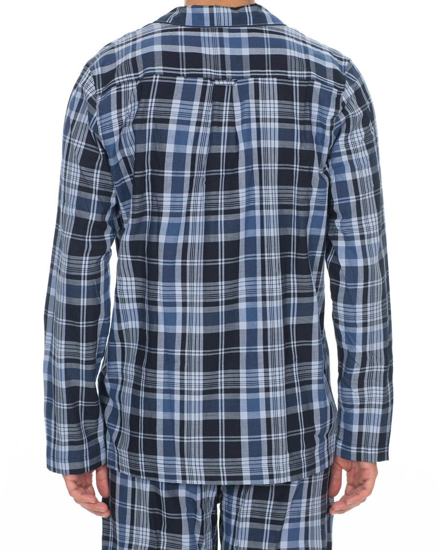 Herre | Pyjamaser og badekåper | GANT | Check Pyjama Set Vintage Blue